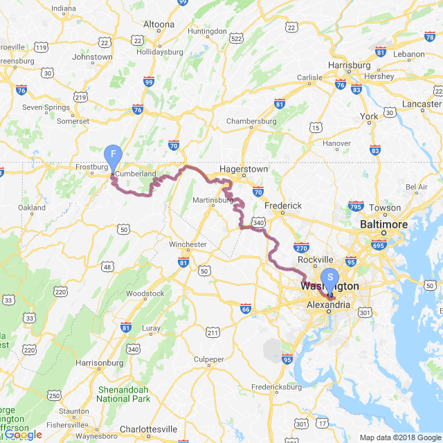 Maps Chesapeake & Ohio Canal National Historical.