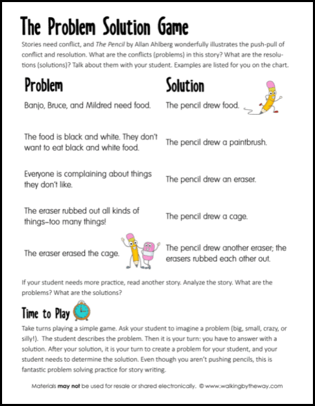 Use a Picture Book Teach the Story Element of Conflict - Walking by the Way