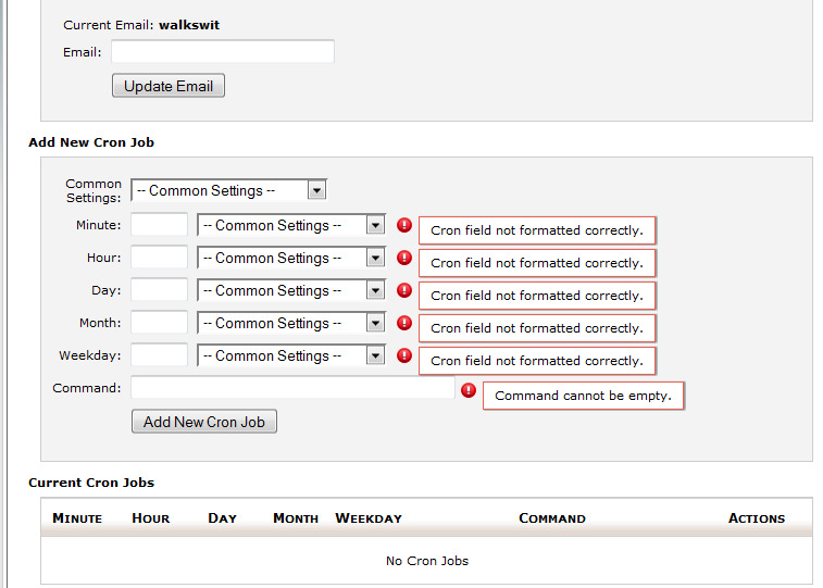 Cron Jobs setup using Cpanel in Linux Server WalksWithMe