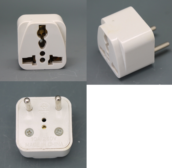 JF066 Great circle foot European plugs ABS trade plugs polarized plug