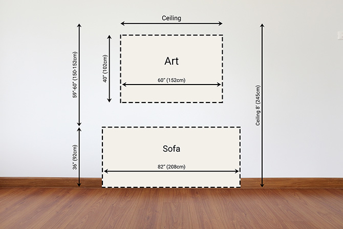 Interior Design 101 How To Hang Pictures Wall Art Prints