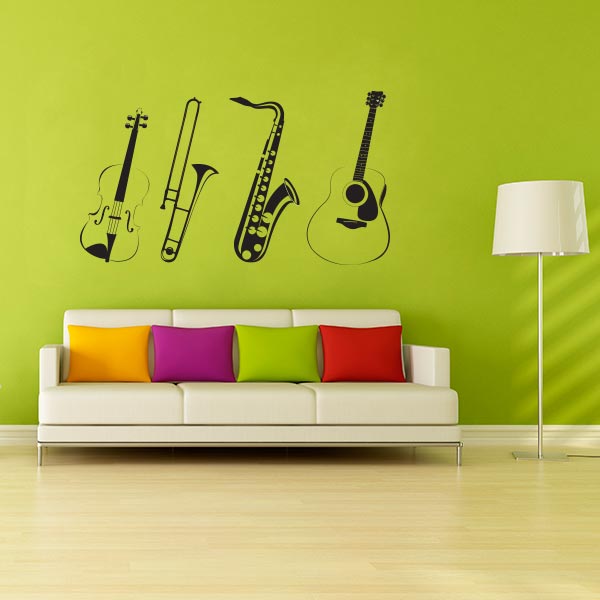 Instrument Wall Decal Set Wall Decal World