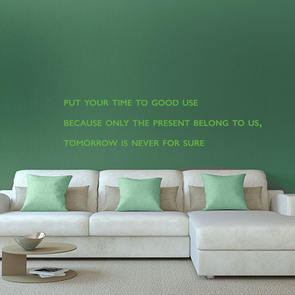 Custom Quote Wall Decal Text and Lettering Wall Decal World