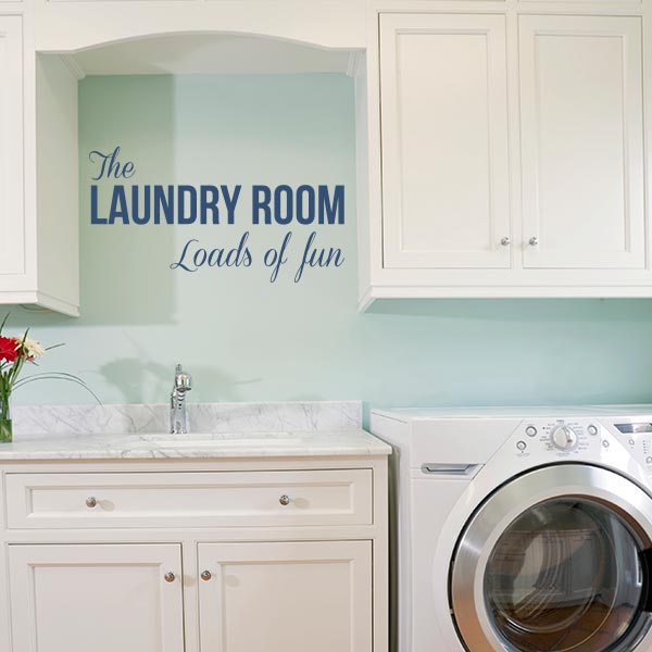 Laundry Loads of Fun Wall Decal Wall Decal World