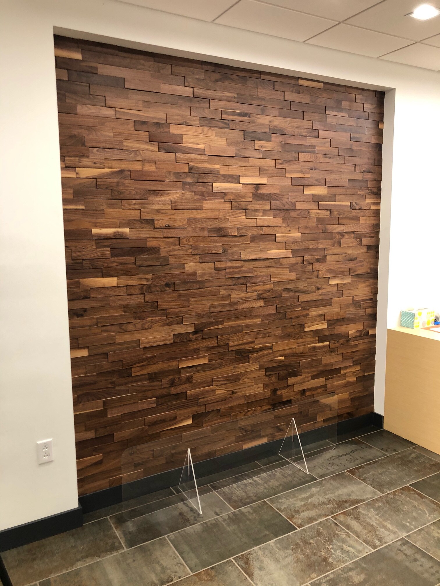 Wood Wall Paneling - Wood Wall Panels - Walnut Real Wood Paneling