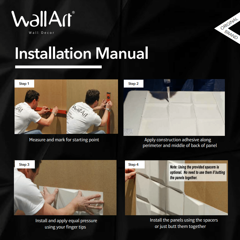 Installation Wall Decor 3D