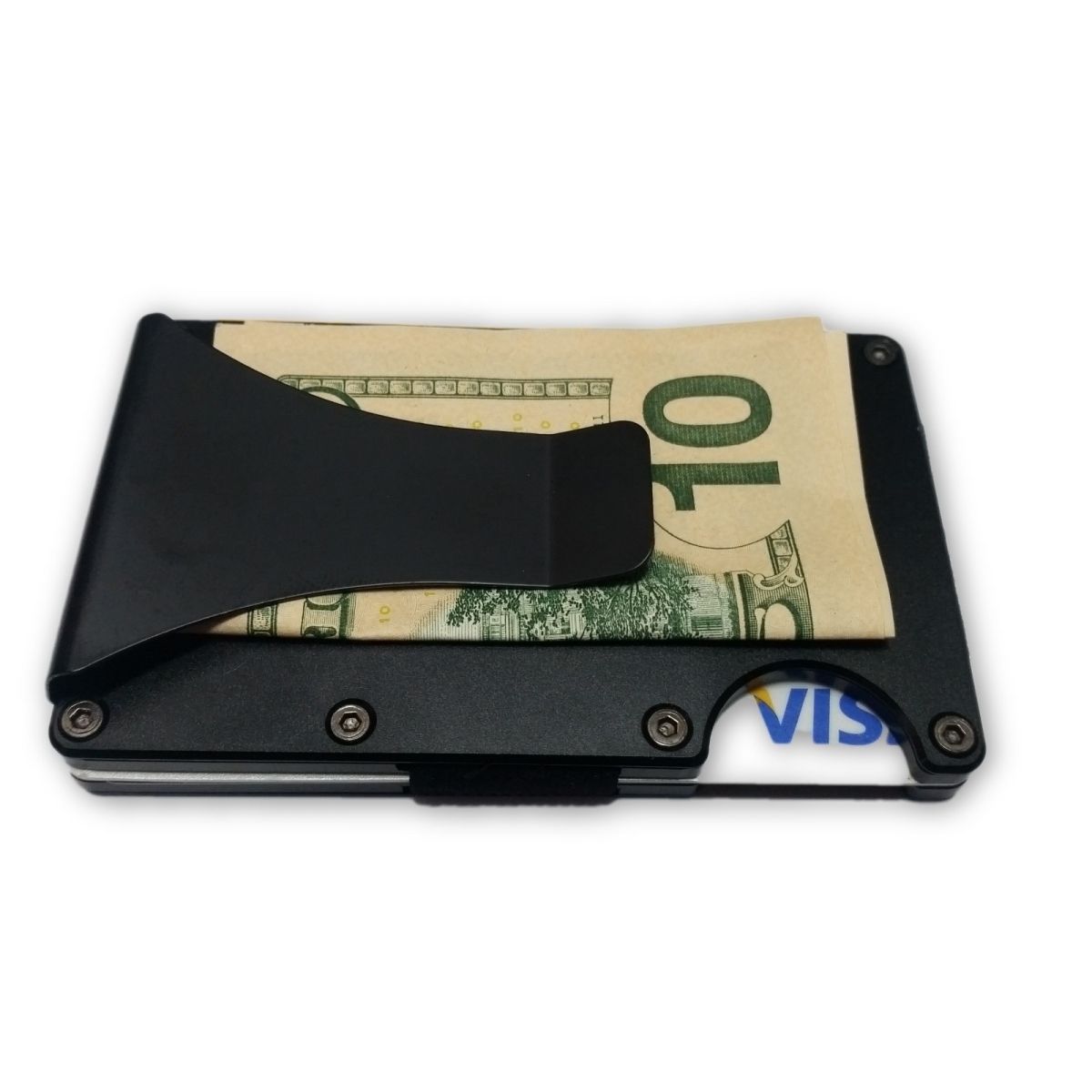solo Minimalist Aluminium Wallet with Money Clip Black Wallets Online