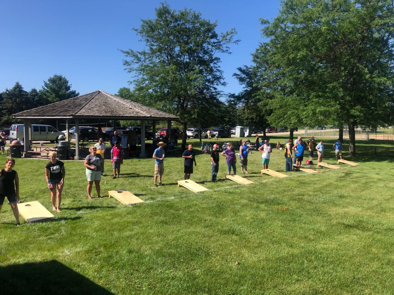 Saturday Bean Bag Tournament Walleye Weekend