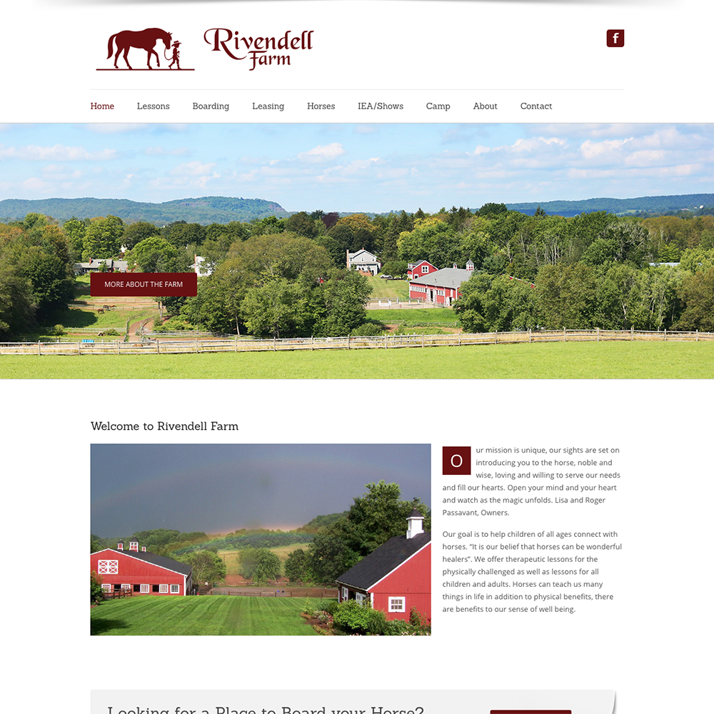 Rivendell Farm site Design Wallfrog Marketing Agency