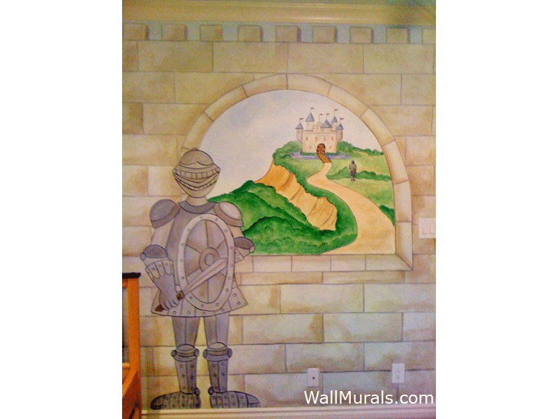 Castle Wall Murals Castle Mural Examples Wall Murals by Colette