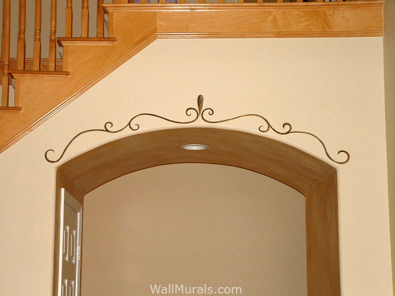 Examples of Living Room Wall Murals, Archway Murals, Dining Room and Bar MuralsWall Murals by