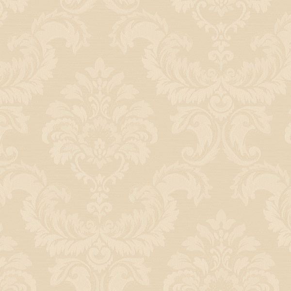 Silk Damask SK34719 Cream Silk Damask Wallpaper For Walls