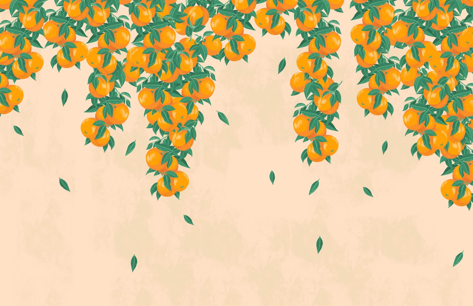 orange and cream wallpaper,leaf,yellow,tree,branch,plant (293166) WallpaperUse