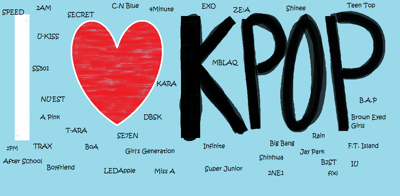 i love kpop wallpaper,font,text,heart,love (389675) WallpaperUse