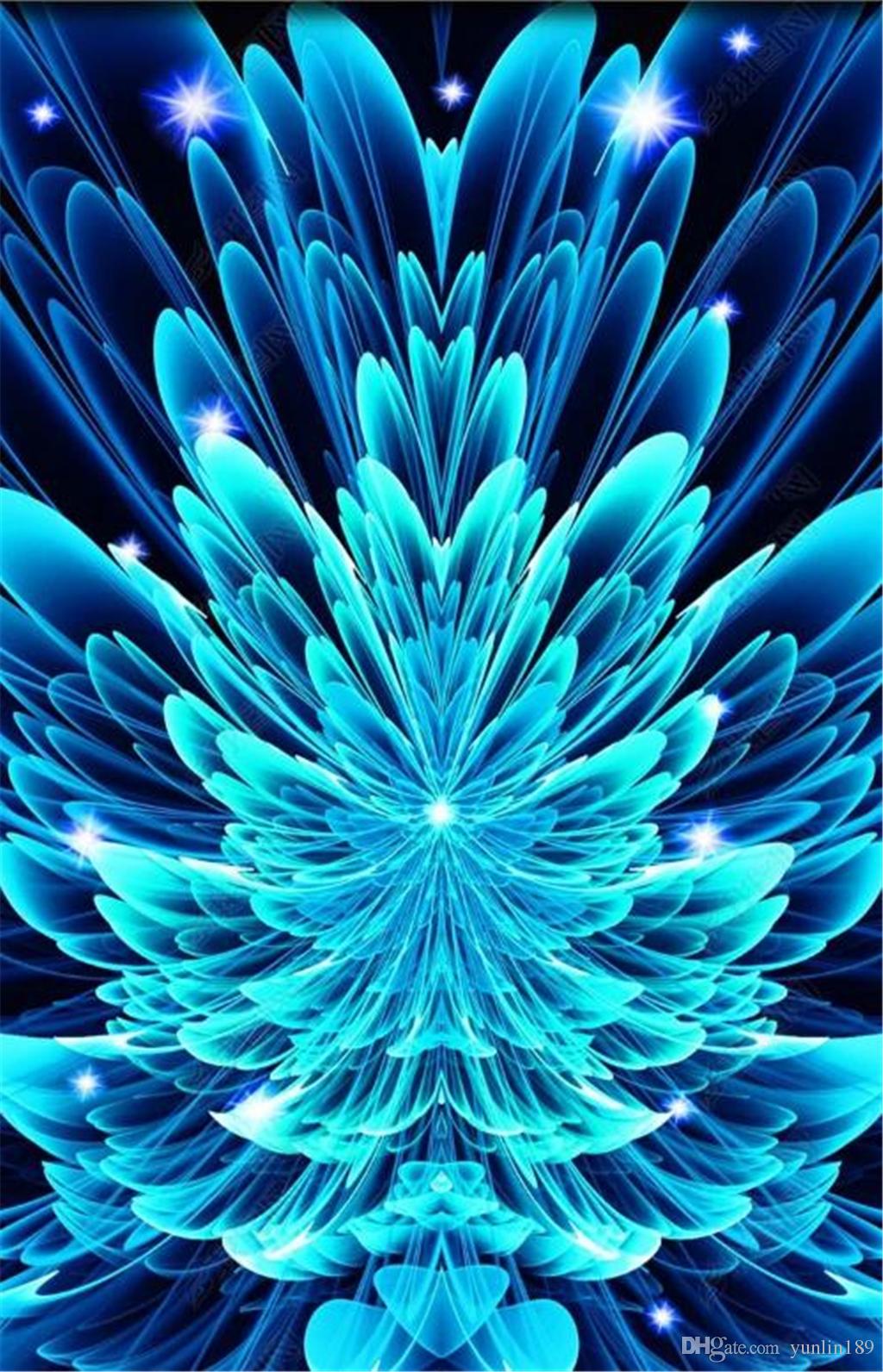 luxury wallpaper,blue,fractal art,cobalt blue,pattern,aqua (40656
