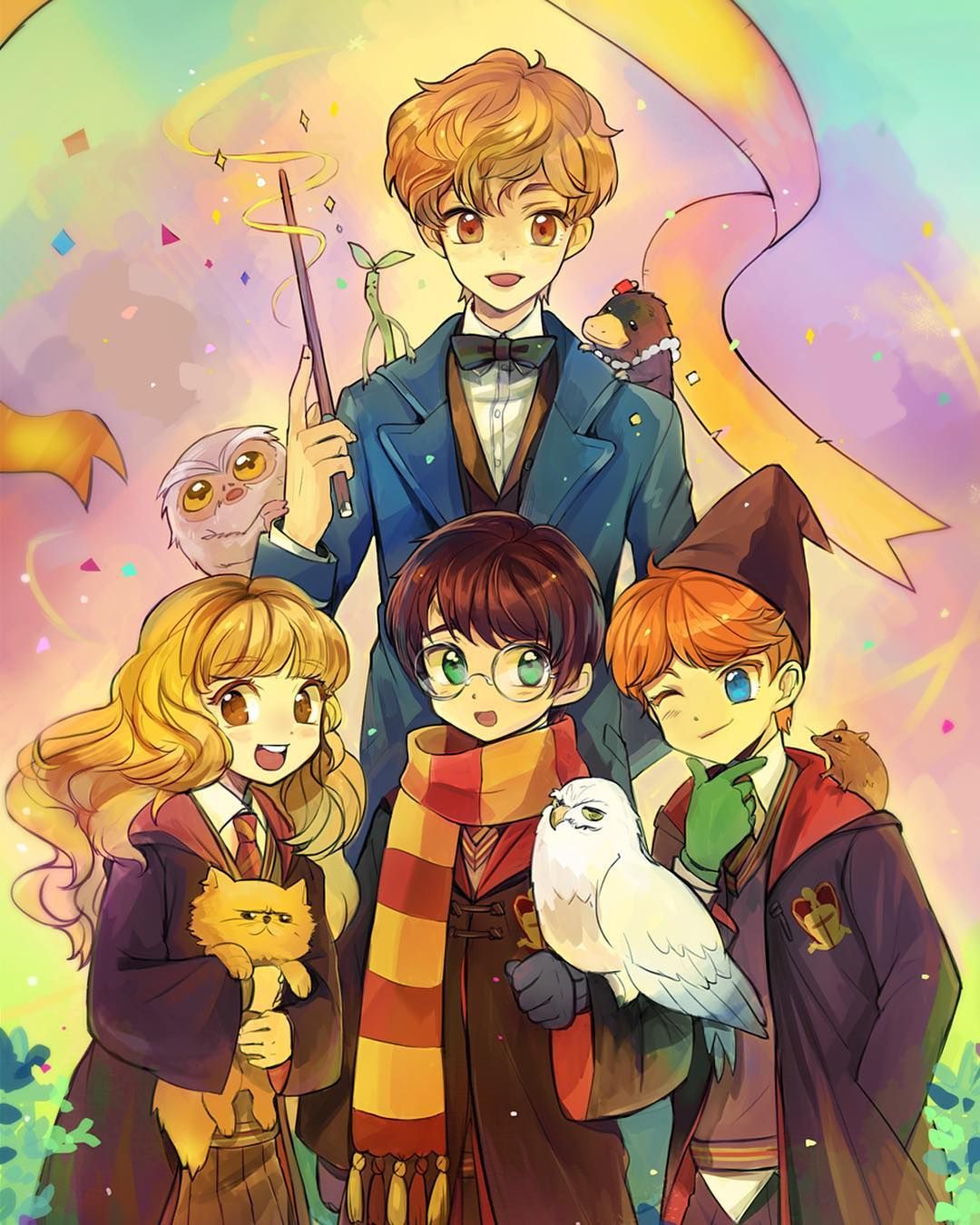 Harry Potter Anime Wallpaper