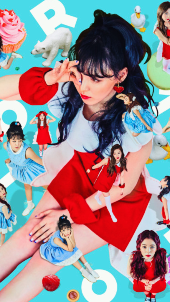 velvet wallpaper b&q,cartoon,illustration,anime,japanese idol,black