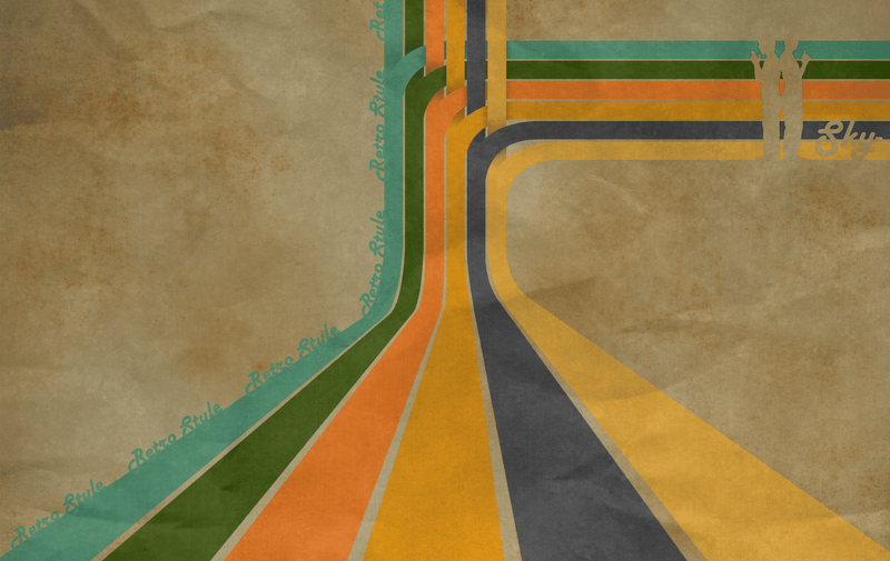 retro wallpaper b&q,yellow,green,line,orange,wall (724405) WallpaperUse