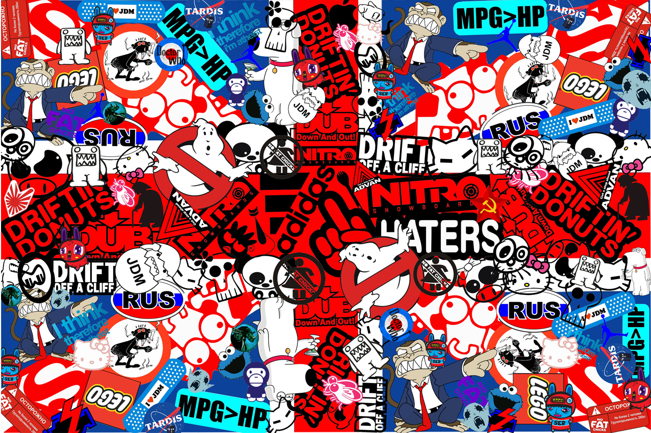 sticker bomb wallpaper,font,art,graphic design,design,pattern (91186) WallpaperUse