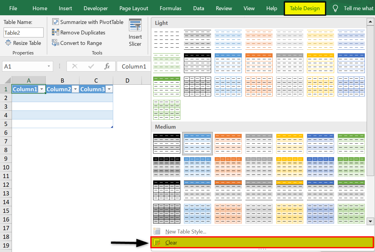 Excel Table Styles & Formats How to Create? Example, Template.