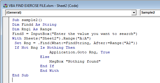 VBA Find Function How to use VBA Find Function? (Examples)