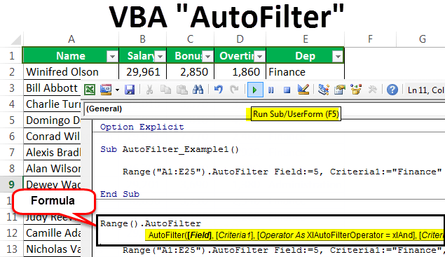 VBA AutoFilter How to use VBA AutoFilter Criteria to