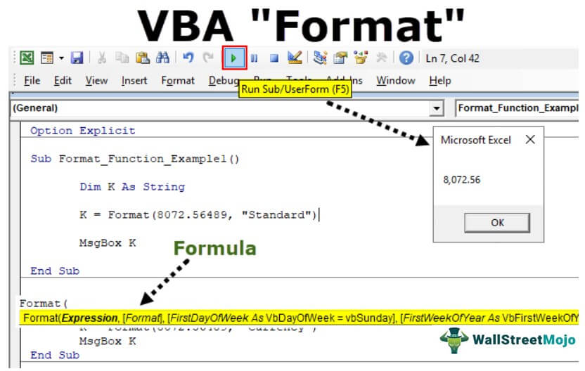 VBA Format How to use VBA Format Function? (Examples)