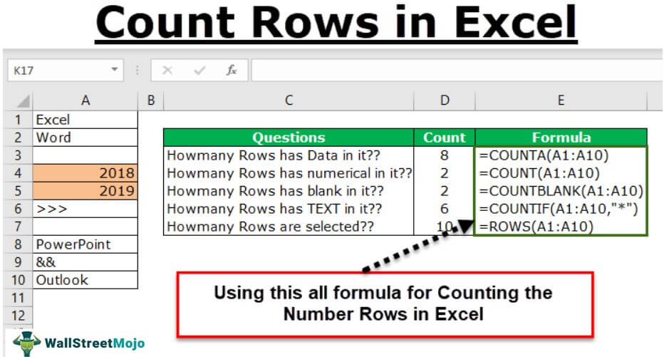 How To Count How Many Rows Have A Value In Excel Printable Forms Free