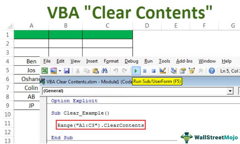 how to clear a code