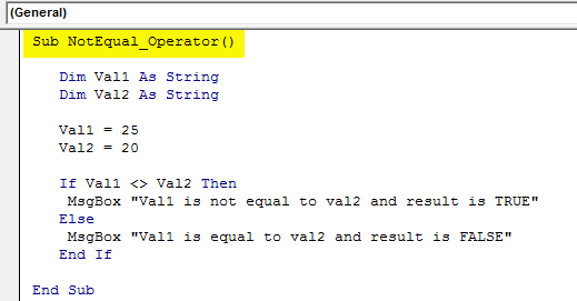 VBA Operators List of Excel VBA Operators (Examples)