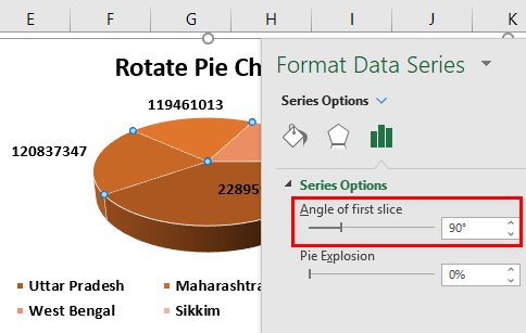 Rotate Pie Chart in Excel - How to Rotate? Pie Charts & Examples.