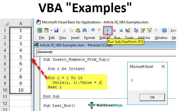 VBA Examples | List of Top 19 Excel VBA Examples for Beginners