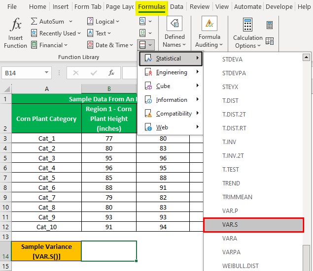 VAR.S Excel Function What Is It, Syntax, Examples, How To Use?