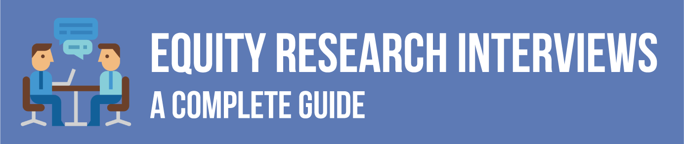 Equity Research Interview Questions Wall Street Oasis
