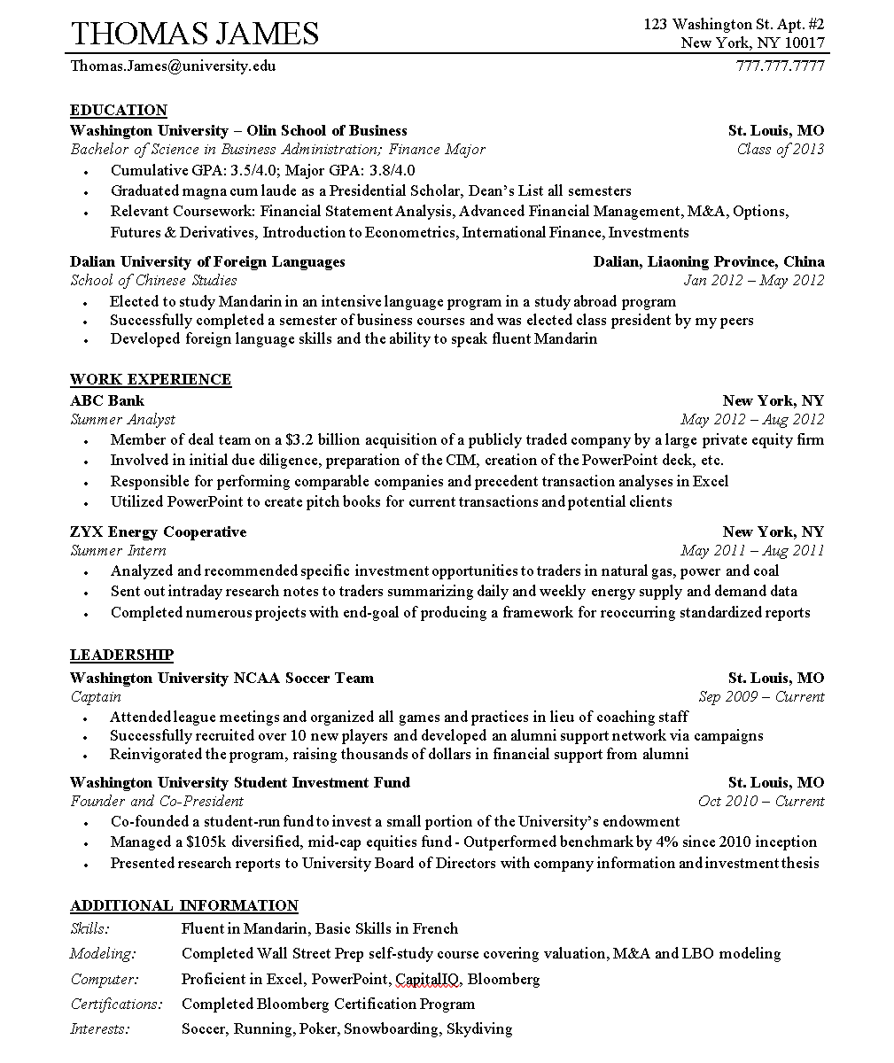 Does Your Resume Have to be Black and White Standard Format...