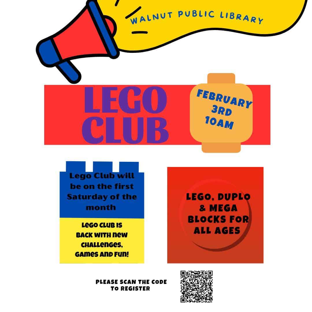 Lego Time Walnut, Illinois Public Library