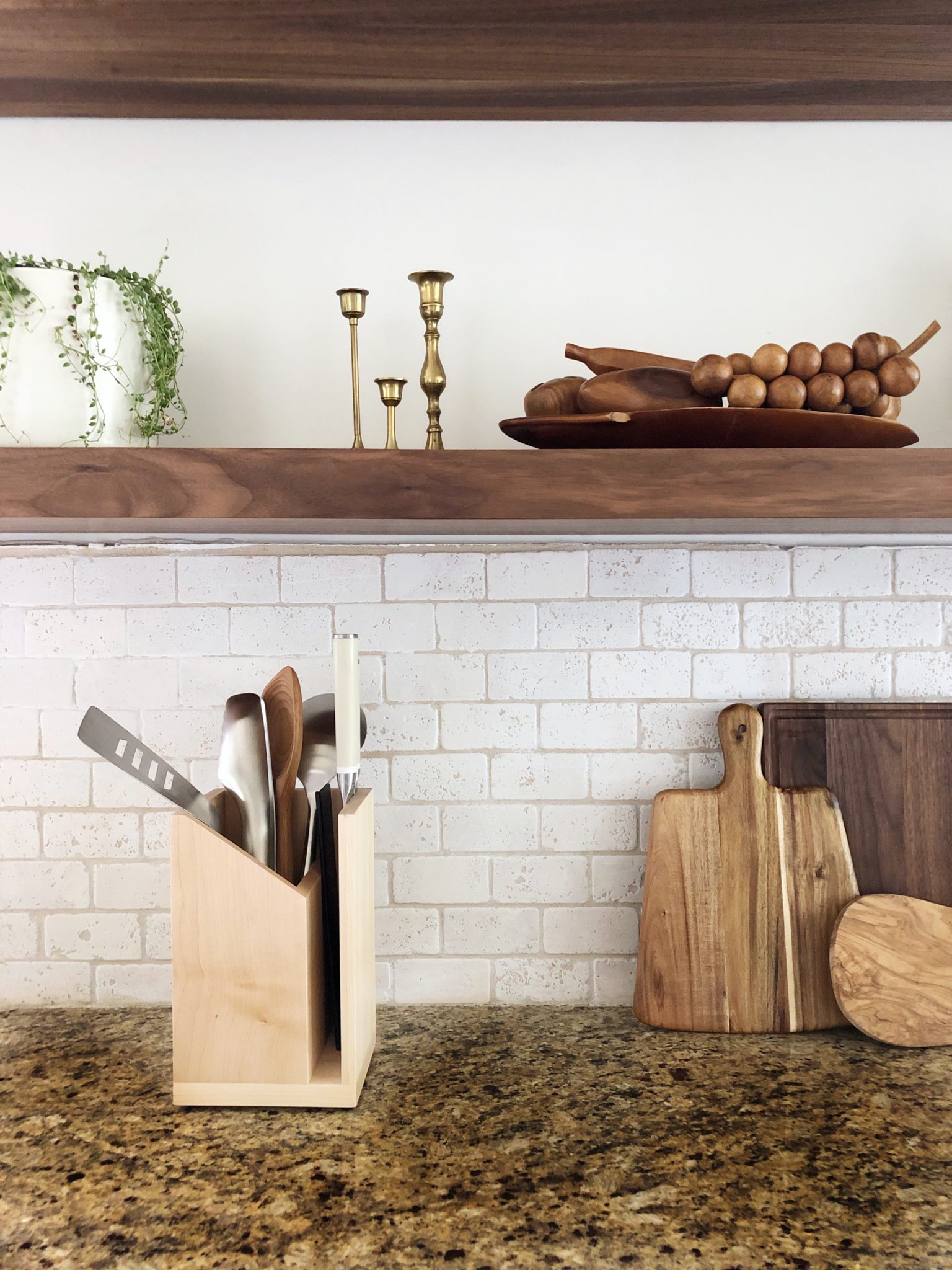 Floating Shelves Custom Butcher Block Shelves Walnut Wood Works