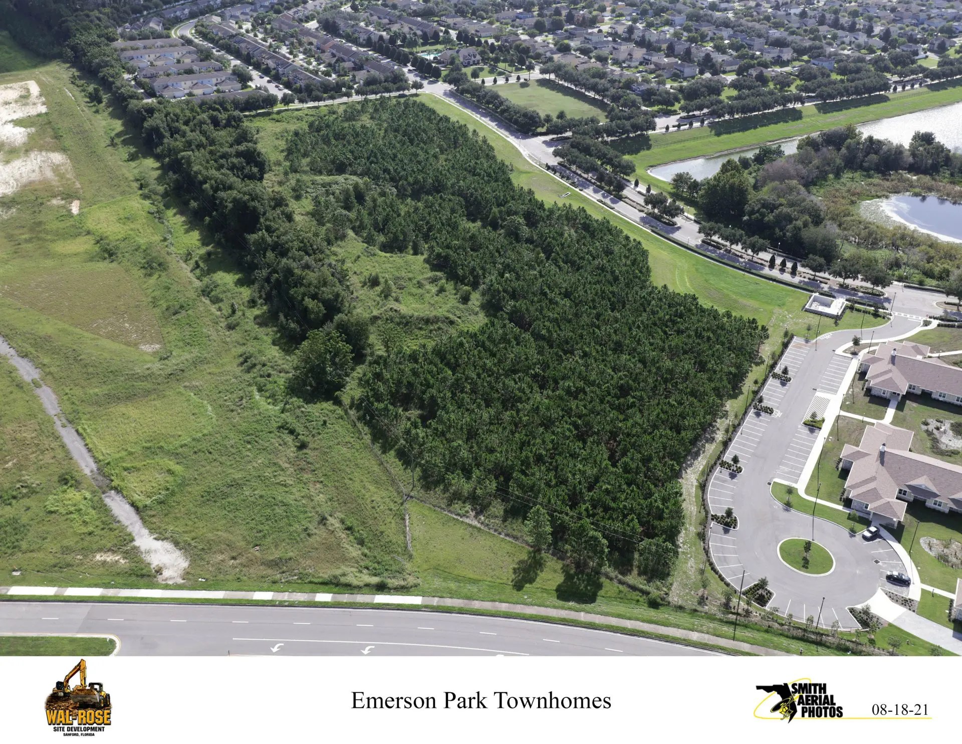 Emerson Park Townhomes WalRose Site Development
