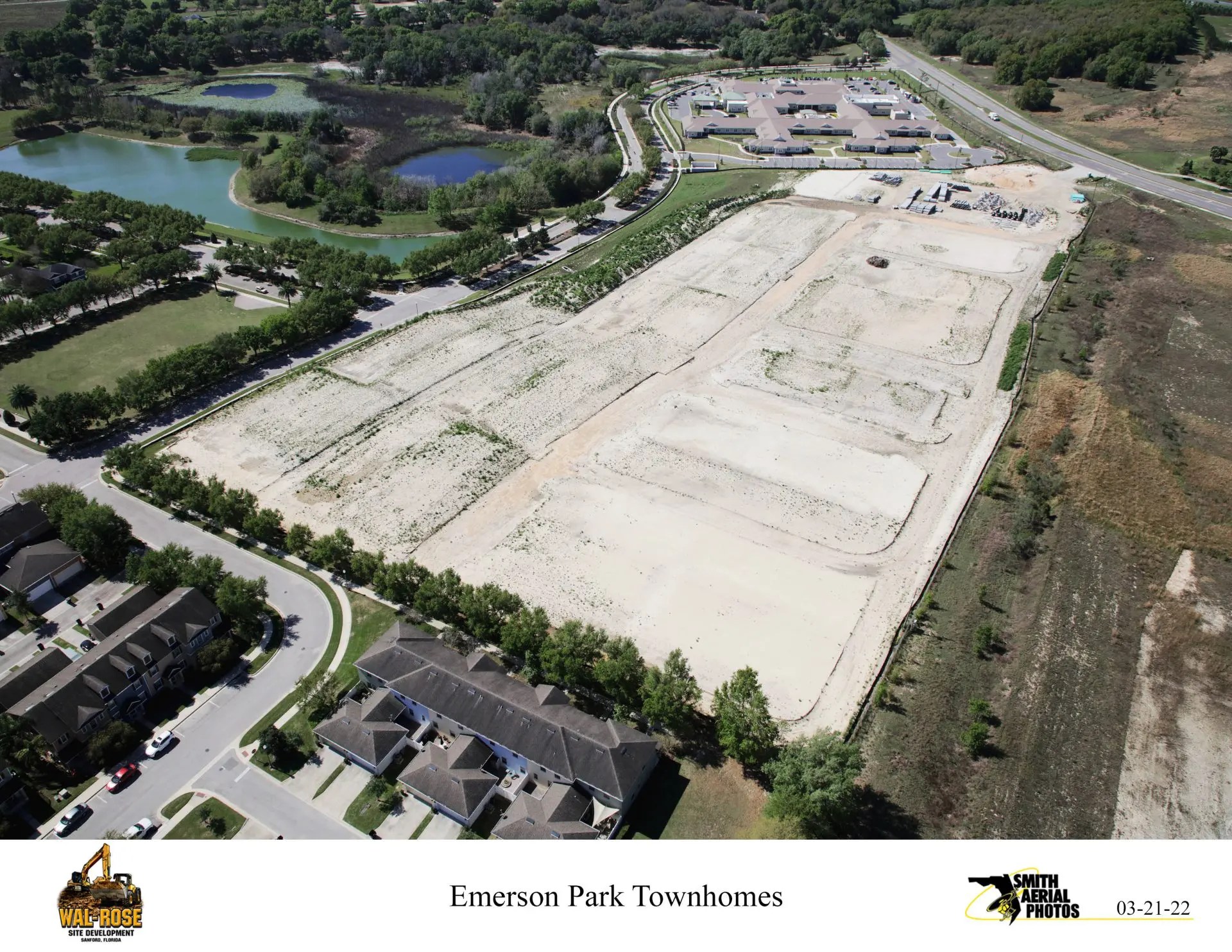 Emerson Park Townhomes WalRose Site Development