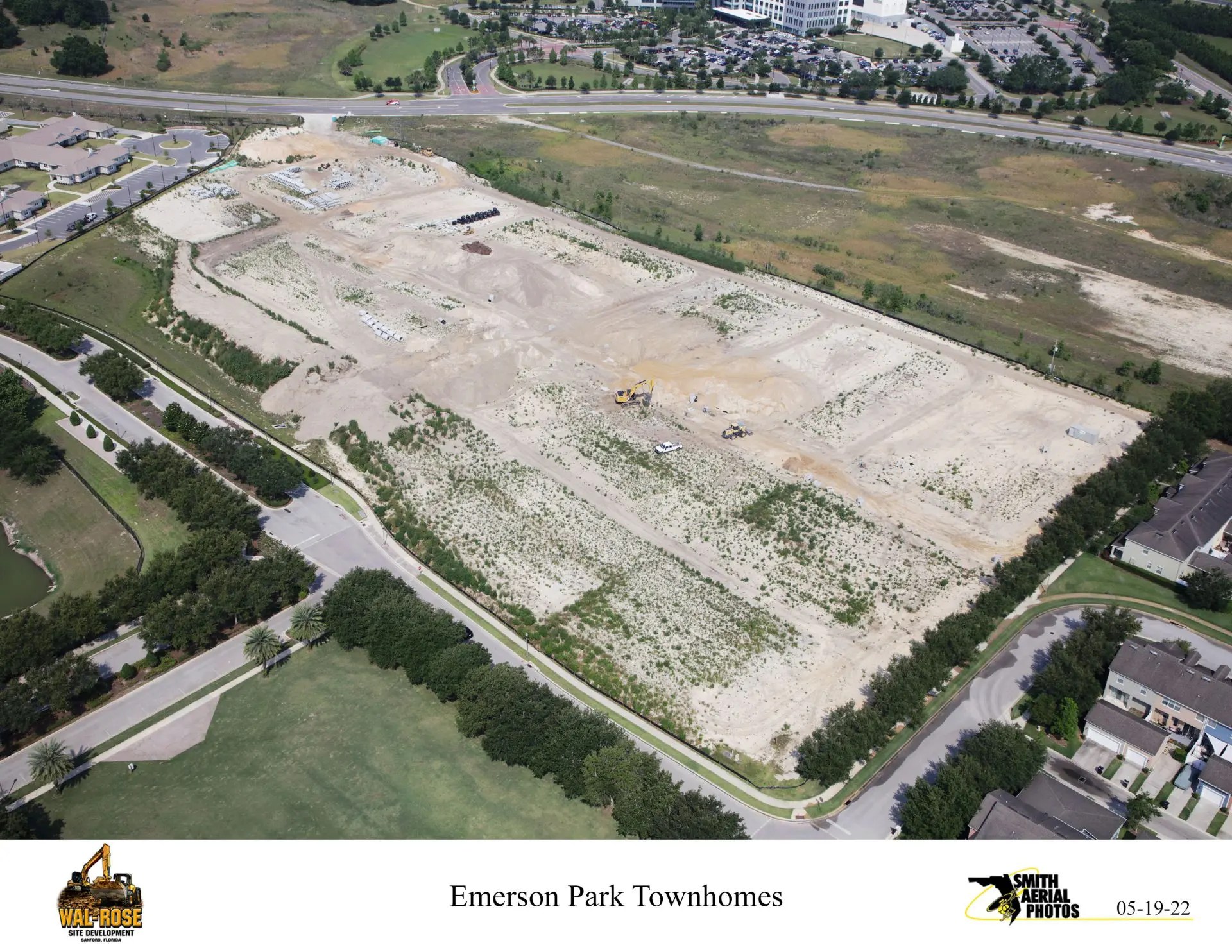 Emerson Park Townhomes WalRose Site Development