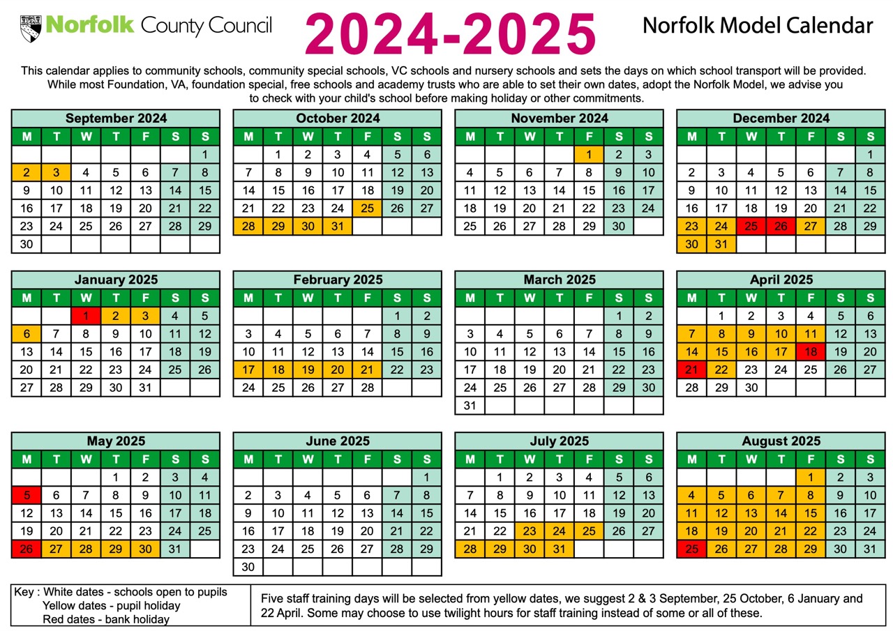 Term Dates Walsingham CE VA Primary School