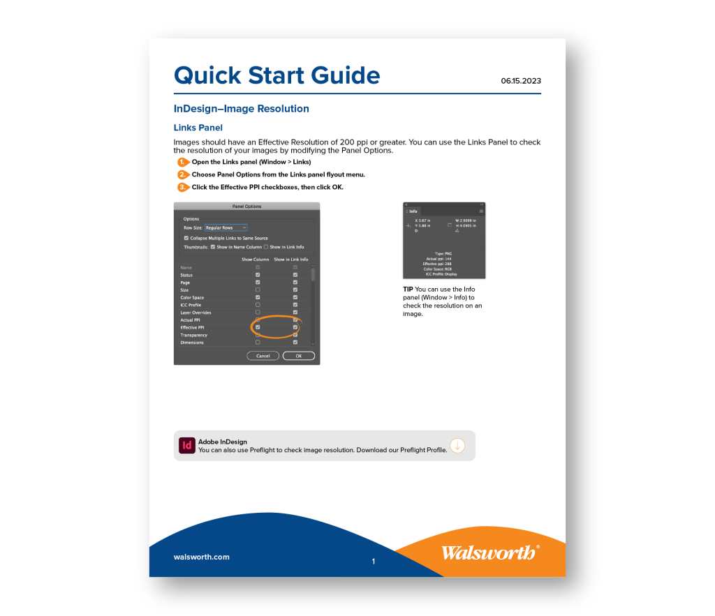 Quick Start Guides Walsworth