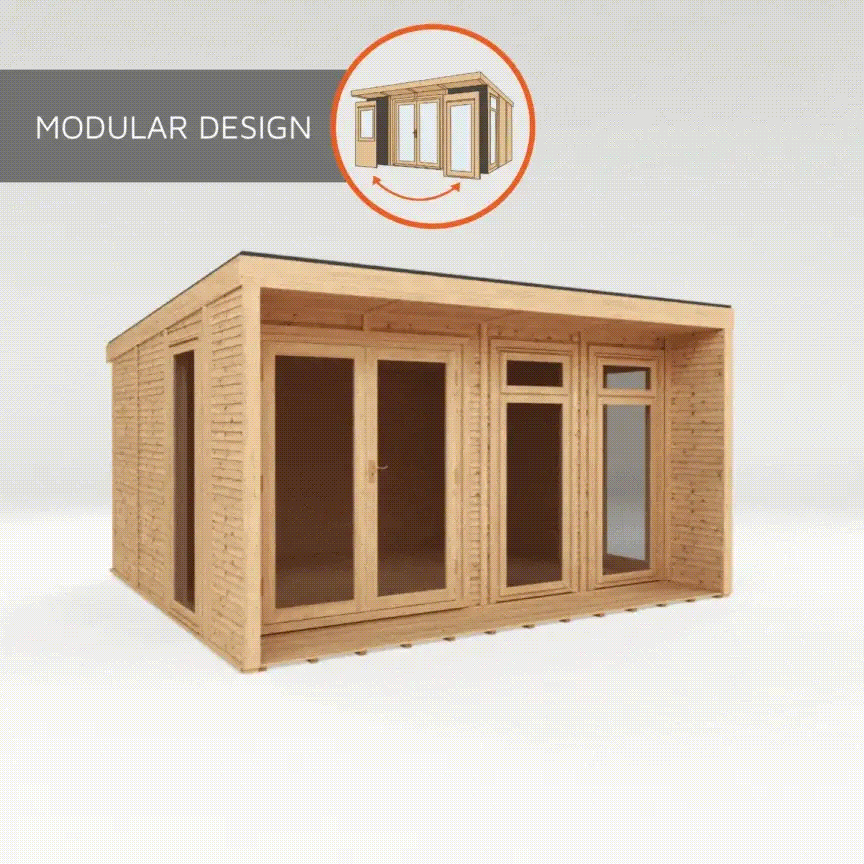 The Creswell 4m x 3m Premium Insulated Garden Room Waltons