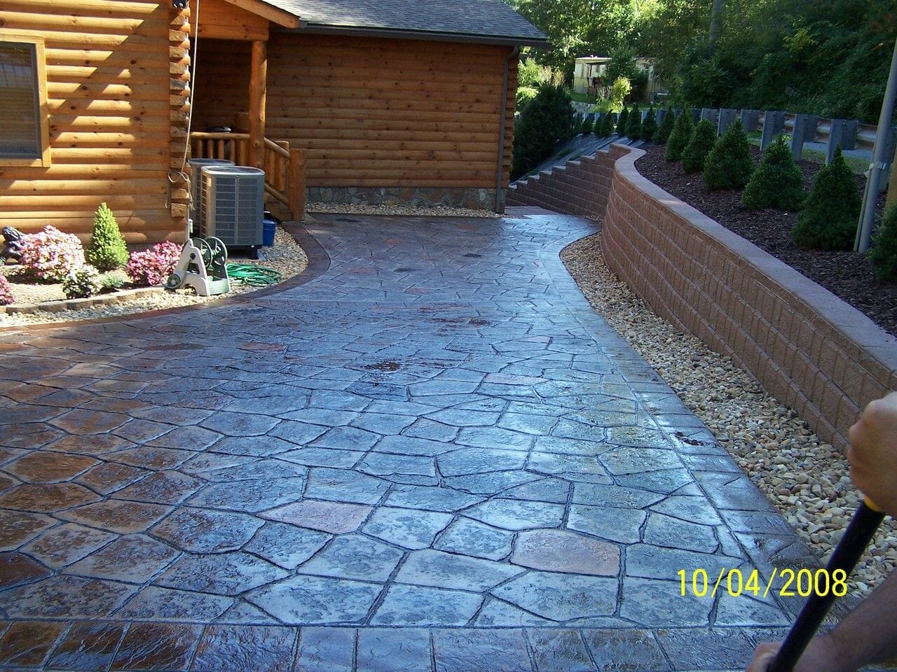 Walttools Wisconsin Flagstone Concrete Stamp Set (6 pc)