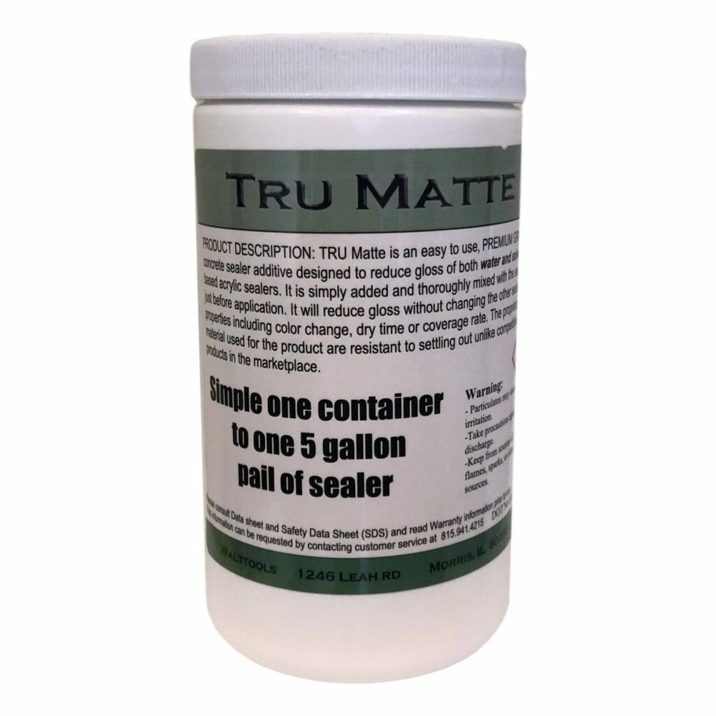 Tru Matte universal concrete sealer matting agent powder