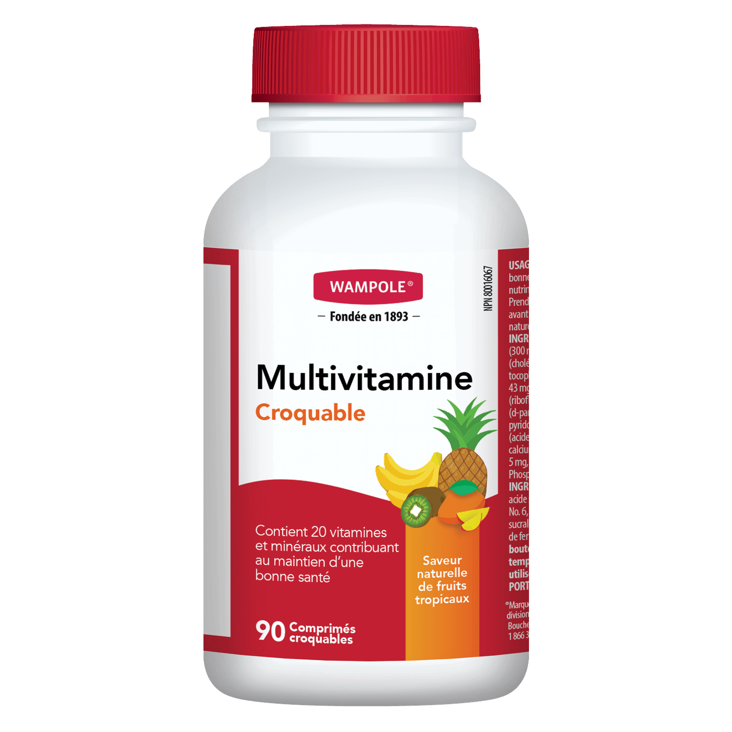 MULTIVITAMINES CROQUABLES Wampole
