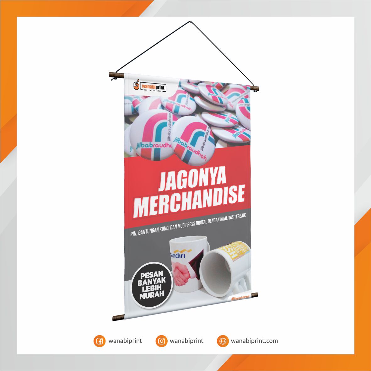 HANGING BANNER WANABIPRINT