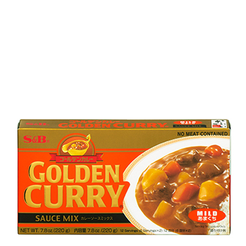 S&B Golden Curry Roux Mild 220g WaNaHong