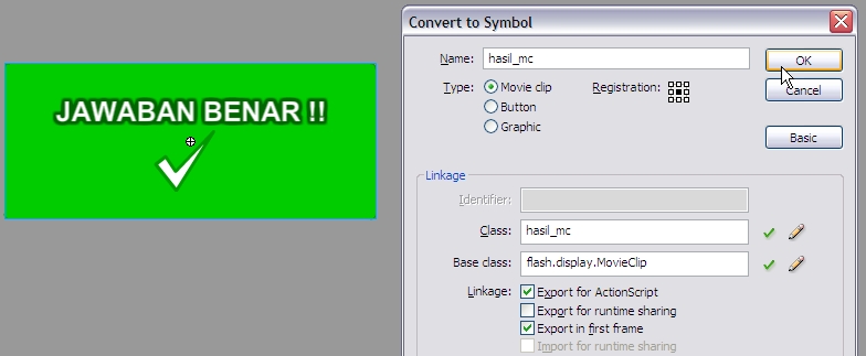 Tutorial Membuat Game Kuis dengan Flash AS 3
