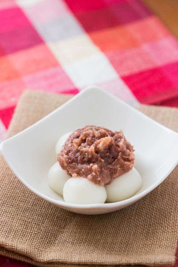 Red Bean Paste Rice Flour Dumplings (Anko Dango) Wandercooks